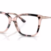 Michael Kors MK4101U 3009 - Pink Tortoise eyeglasses angle view