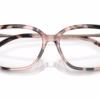 Michael Kors MK4101U 3009 - Pink Tortoise eyeglasses angle view
