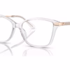 Michael Kors MK4105BU 3999 - Transparent Clear eyeglasses angle view