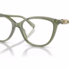 Michael Kors MK4109U 3944 - Green Transparent eyeglasses angle view