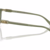 Michael Kors MK4109U 3944 - Green Transparent eyeglasses side view