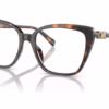 Michael Kors MK4110U 3006 - Dark Tortoise eyeglasses angle view