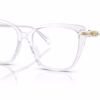 Michael Kors MK4110U 3957 - Clear Transparent eyeglasses angle view