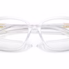 Michael Kors MK4110U 3957 - Clear Transparent eyeglasses angle view