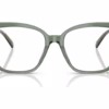 Michael Kors MK4110U 4022 - Smokey Olive Transparent eyeglasses front view