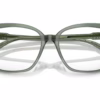 Michael Kors MK4110U 4022 - Smokey Olive Transparent eyeglasses angle view