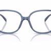 Michael Kors MK4111U 3956 - Blue Transparent eyeglasses front view
