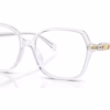 Michael Kors MK4111U 3957 - Clear Transparent eyeglasses angle view