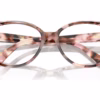 Michael Kors MK4114 3946 - Pink Pearlized Tortoise eyeglasses angle view