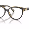 Michael Kors MK4114 3950 - Punta Mita Black/Amber Tortoise eyeglasses angle view