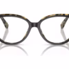 Michael Kors MK4114 3950 - Punta Mita Black/Amber Tortoise eyeglasses front view