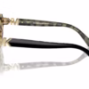Michael Kors MK4115U 3950 - Black/Amber Tortoise eyeglasses side view