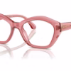 Michael Kors MK4116U 3970 - Rose Transparent eyeglasses angle view