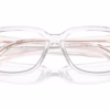 Michael Kors MK4117U 3015 - Clear eyeglasses angle view