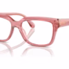 Michael Kors MK4117U 3970 - Rose Transparent eyeglasses angle view