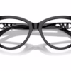 Michael Kors MK4120U 3005 - Black eyeglasses angle view