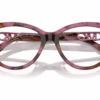 Michael Kors MK4120U 3998 - Plum Graphic Tortoise eyeglasses angle view