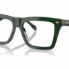 Michael Kors MK4128U 4008 - Olive Solid eyeglasses angle view