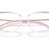 Michael Kors MK4134U 3015 - Clear eyeglasses angle view