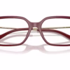 Michael Kors MK4134U 4004 - Deep Red eyeglasses angle view