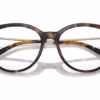 Michael Kors MK4135U 3006 - Dark Tortoise eyeglasses angle view