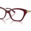 Michael Kors MK4136 4004 - Deep Red eyeglasses angle view