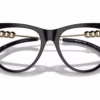 Michael Kors MK4137 3005 - Black eyeglasses angle view