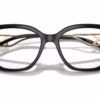 Michael Kors MK4140U 3005 - Black eyeglasses angle view