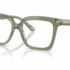 Michael Kors MK4143 3944 - Green Transparent eyeglasses angle view