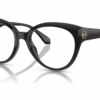 Michael Kors MK4145U 3005 - Black eyeglasses angle view
