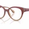 Michael Kors MK4145U 3256 - Dusty Rose Light Brown eyeglasses angle view