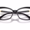 Michael Kors MK4146U 3005 - Black eyeglasses angle view