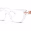 Michael Kors MK4149U 3050 - Clear eyeglasses angle view