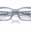 Michael Kors MK4149U 4014 - Denim Transparent eyeglasses angle view