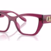 Michael Kors MK4149U 4020 - Berry Transparent eyeglasses angle view