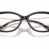 Michael Kors MK4150U 3950 - Black/Amber Tortoise eyeglasses angle view
