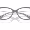 Michael Kors MK4150U 4009 - Grey Denim eyeglasses angle view