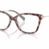 Michael Kors MK4150U 4017 - Pink Tortoise eyeglasses angle view