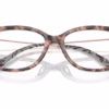 Michael Kors MK4150U 4017 - Pink Tortoise eyeglasses angle view