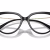 Michael Kors MK4151U 3005 - Black eyeglasses angle view