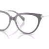Michael Kors MK4151U 4009 - Grey Denim eyeglasses angle view