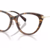 Michael Kors MK4153D 4016 - Brown Pearlized Tortoise eyeglasses angle view
