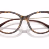Michael Kors MK4153D 4016 - Brown Pearlized Tortoise eyeglasses angle view