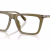 Michael Kors MK4157U 4012 - Olive Transparent eyeglasses angle view