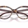 Michael Kors MK4162 4016 - Brown Pearlized Tortoise eyeglasses angle view