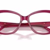 Michael Kors MK4163U 4032 - Transparent Plum eyeglasses angle view