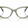 Michael Kors MK4164U 3961 - Green Transparent eyeglasses front view