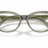 Michael Kors MK4164U 3961 - Green Transparent eyeglasses angle view