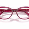 Michael Kors MK4164U 4032 - Transparent Plum eyeglasses angle view