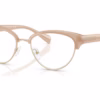 Michael Kors MK4169 4038 - Dark Tan eyeglasses angle view